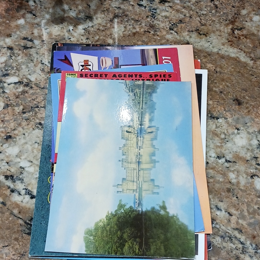 14pc Vintage to Now Unused Postcard Lot.
